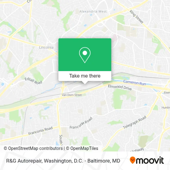 R&G  Autorepair map