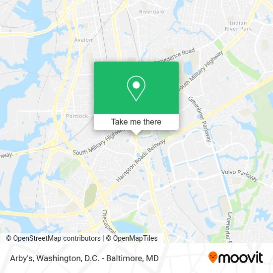 Arby's map