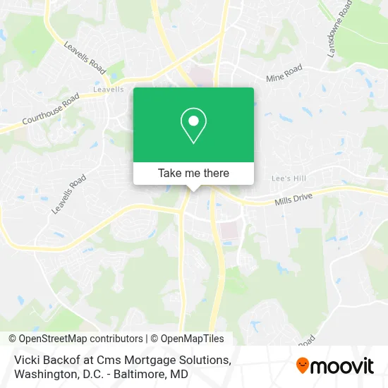 Vicki Backof at Cms Mortgage Solutions map