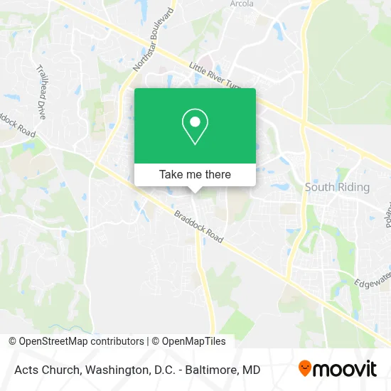 Acts Church map