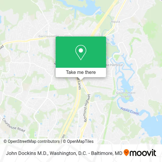 John Dockins M.D. map