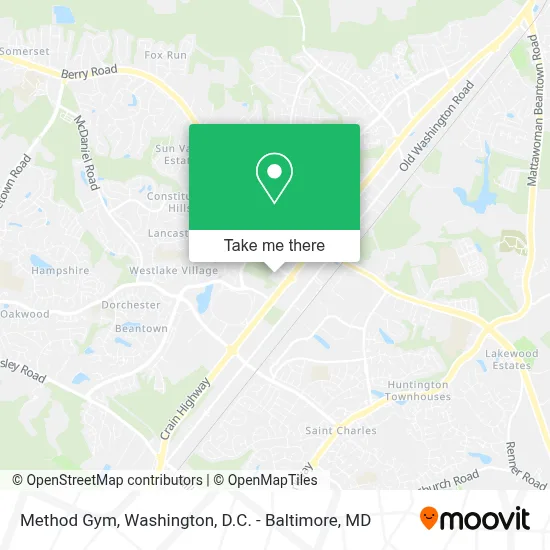 Method Gym map