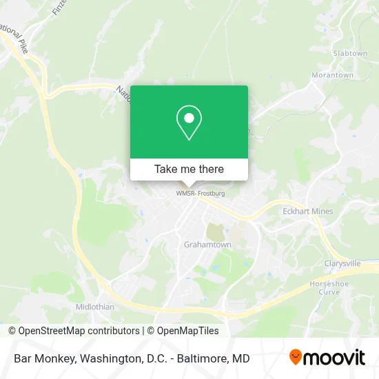 Bar Monkey map