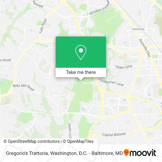 Gregorio's Trattoria map