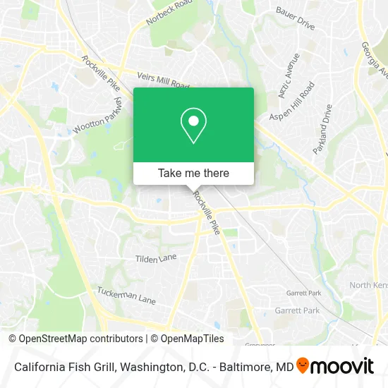 California Fish Grill map