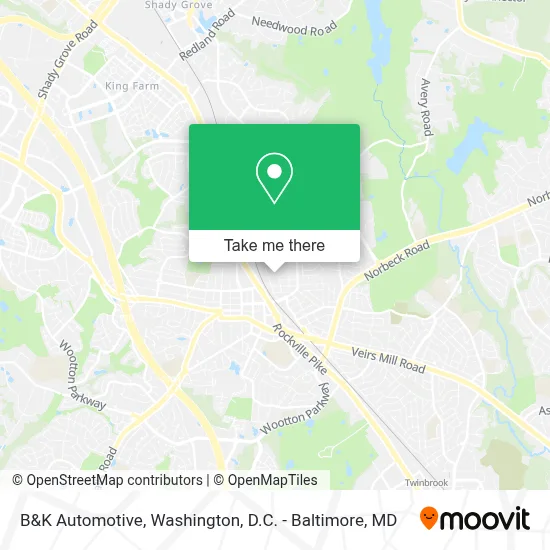 B&K Automotive map