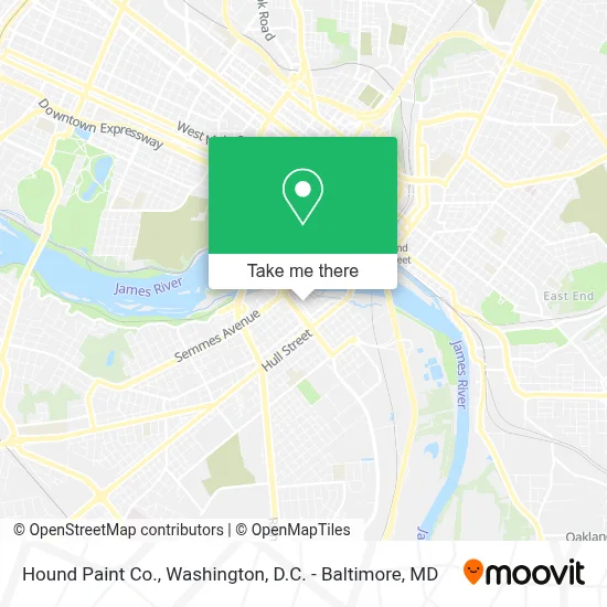 Hound Paint Co. map