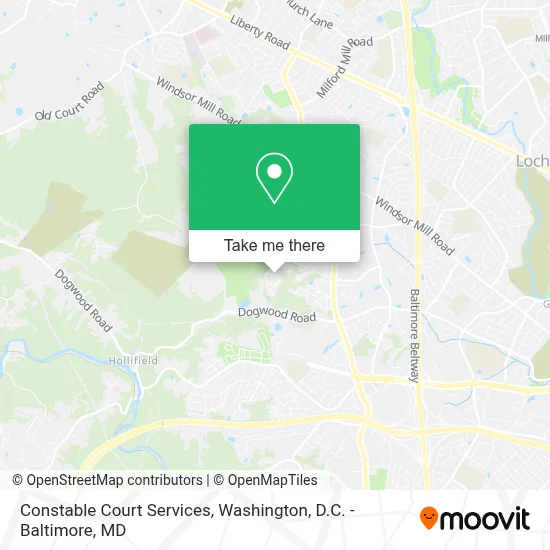 Constable Court Services map
