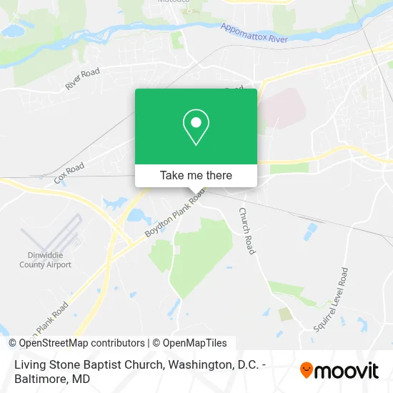 Living Stone Baptist Church map