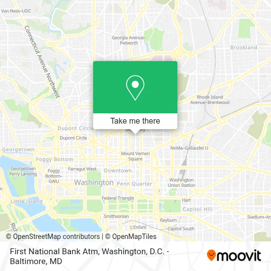 First National Bank Atm map