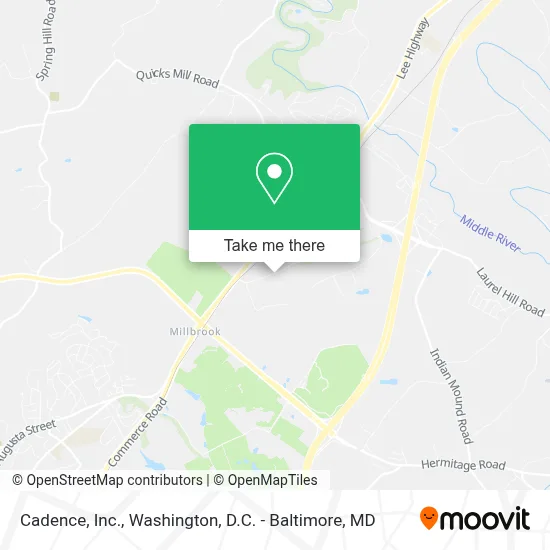 Cadence, Inc. map