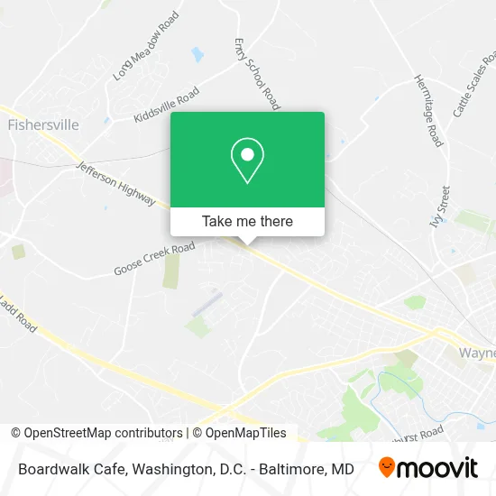 Boardwalk Cafe map