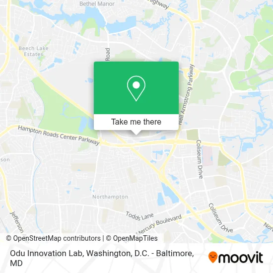 Odu Innovation Lab map