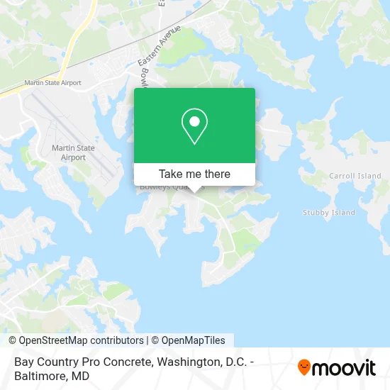 Bay Country Pro Concrete map