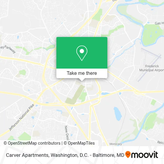 Carver Apartments map