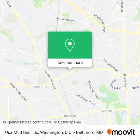 Usa Med Bed, Llc map