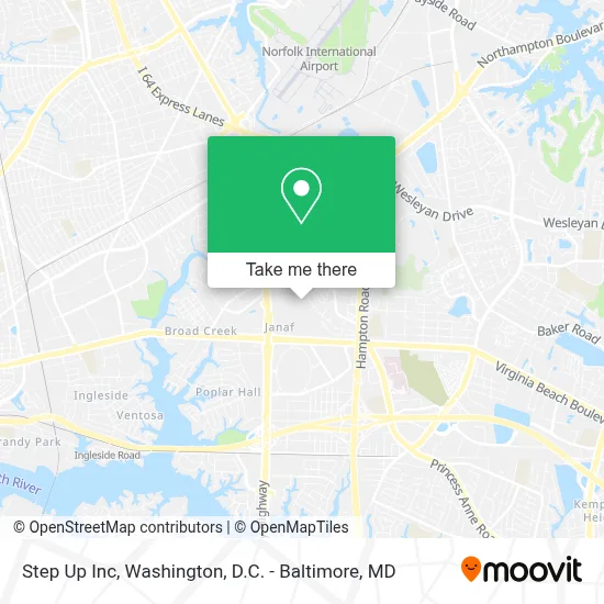 Step Up Inc map