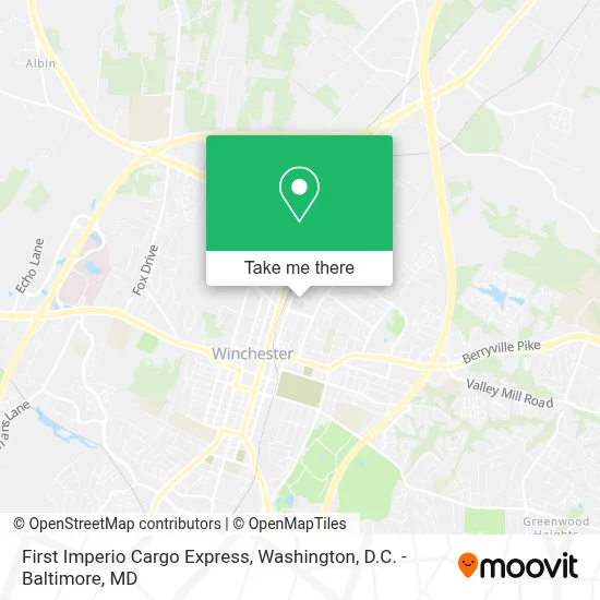 First Imperio Cargo Express map