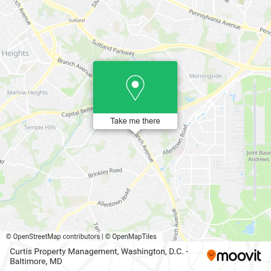 Curtis Property Management map