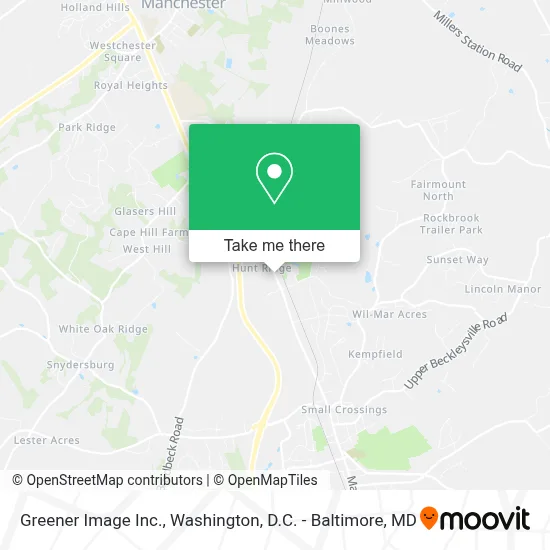 Greener Image Inc. map