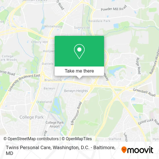 Twins Personal Care map