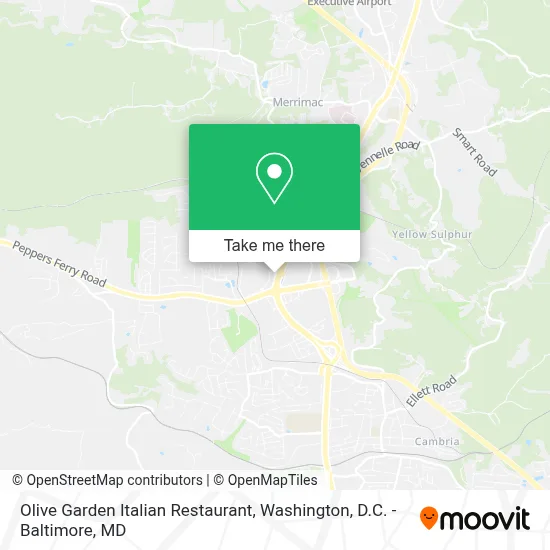 Olive Garden Italian Restaurant map