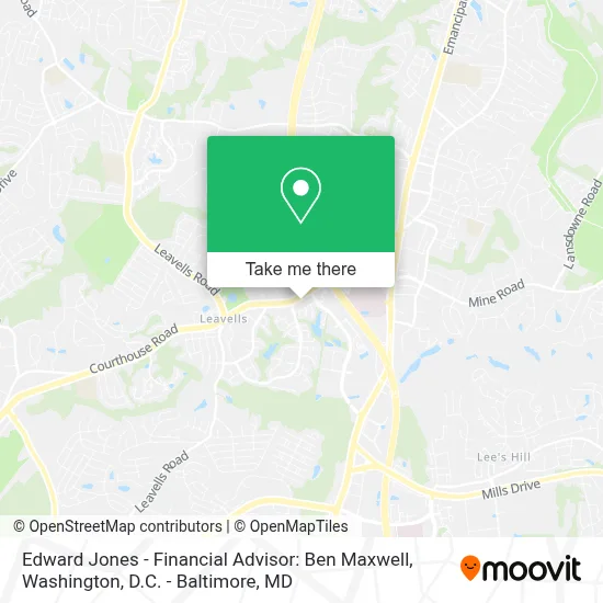 Edward Jones - Financial Advisor: Ben Maxwell map