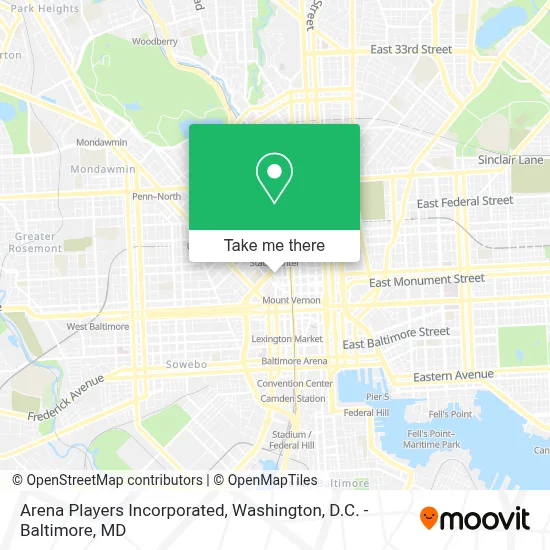 Arena Players Incorporated map