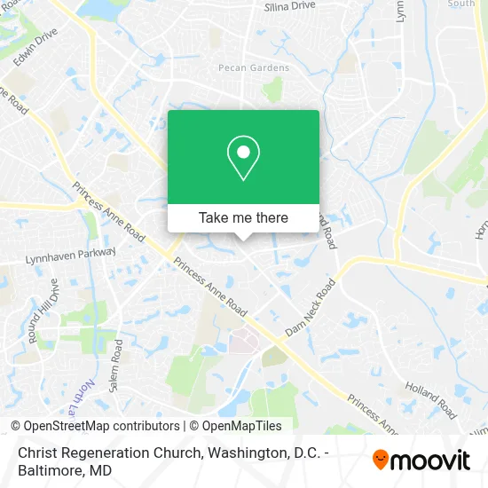 Christ Regeneration Church map