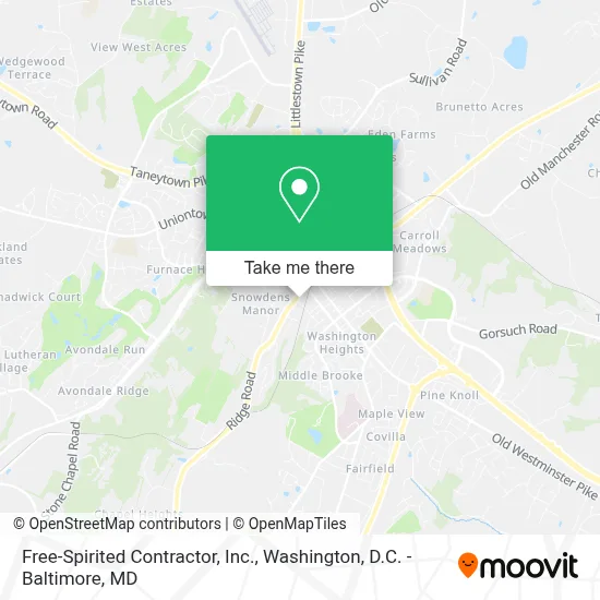 Free-Spirited Contractor, Inc. map