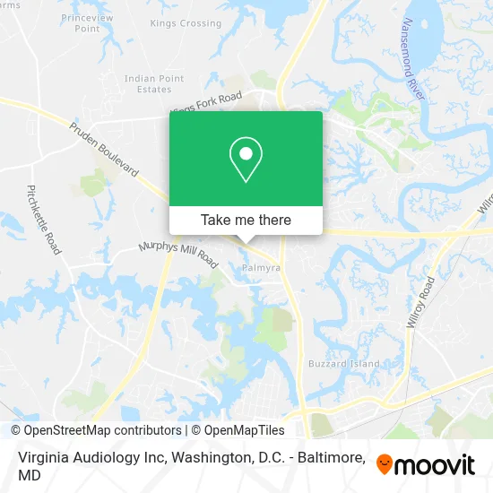 Virginia Audiology Inc map