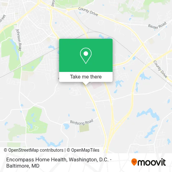 Encompass Home Health map