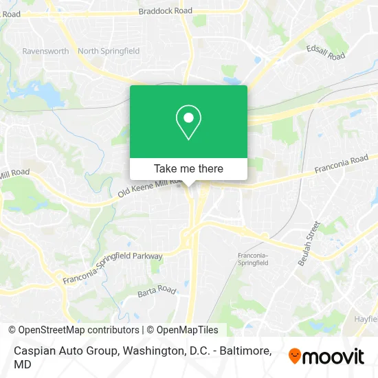 Caspian Auto Group map