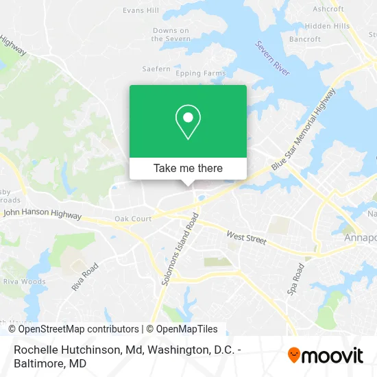 Rochelle Hutchinson, Md map