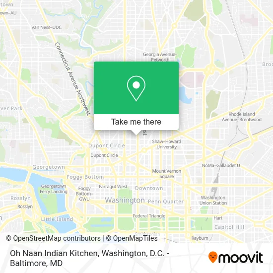 Oh Naan Indian Kitchen map