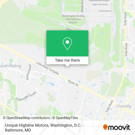 Unique Highline Motors map