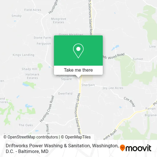 Driftworks Power Washing & Sanitation map