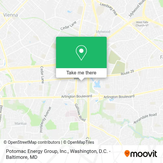 Potomac Energy Group, Inc. map