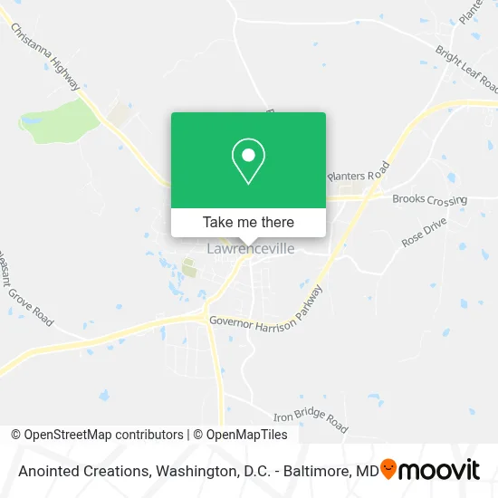 Anointed Creations map