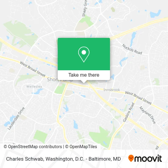 Charles Schwab map
