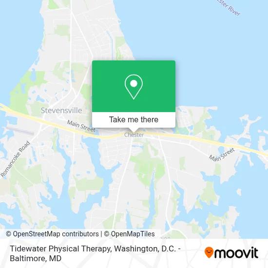 Tidewater Physical Therapy map
