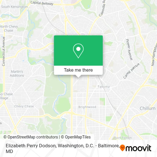 Elizabeth Perry Dodson map