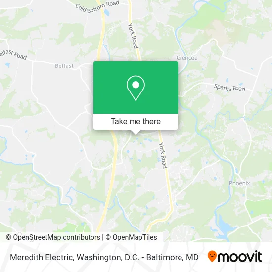 Meredith Electric map