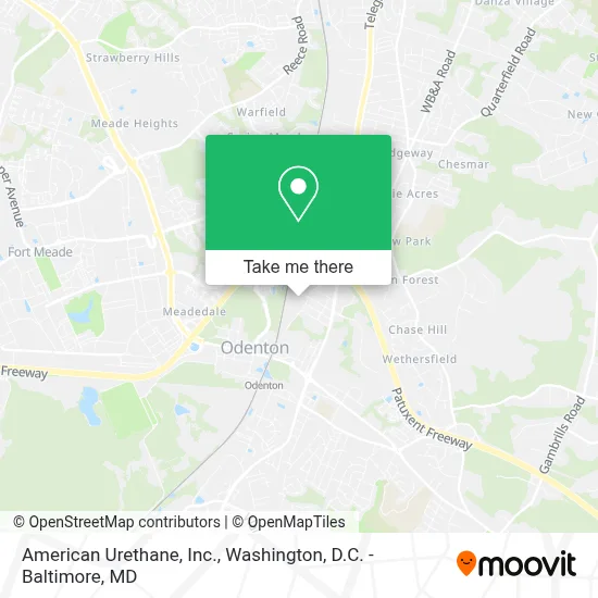 American Urethane, Inc. map
