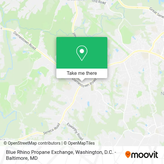 Blue Rhino Propane Exchange map