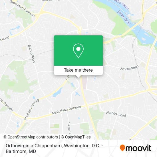 Orthovirginia Chippenham map