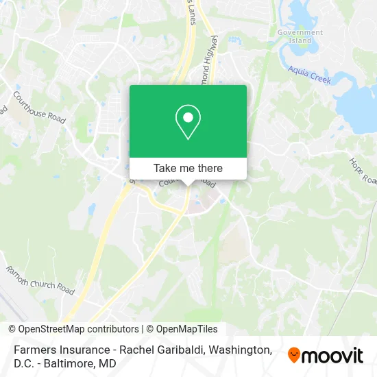Farmers Insurance - Rachel Garibaldi map
