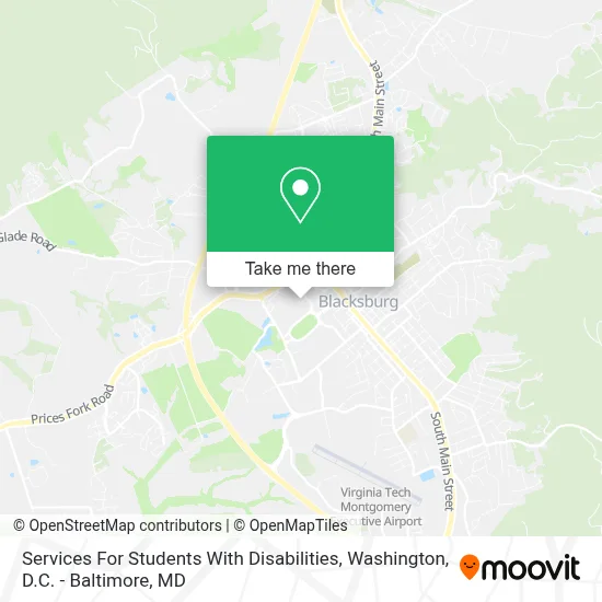 Services For Students With Disabilities map
