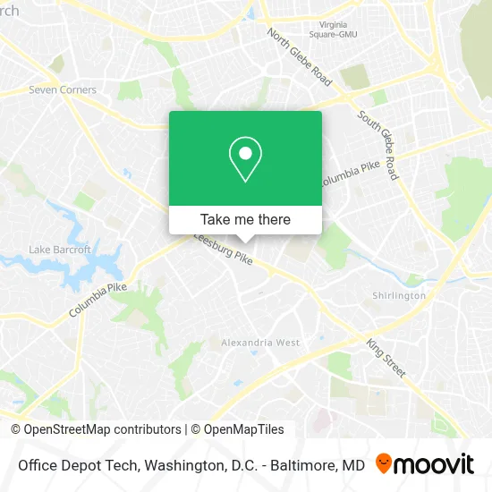 Office Depot Tech map