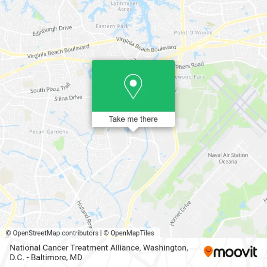 National Cancer Treatment Alliance map